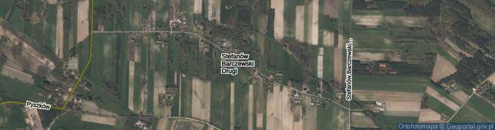 Zdjęcie satelitarne Stefanów Barczewski Drugi ul.